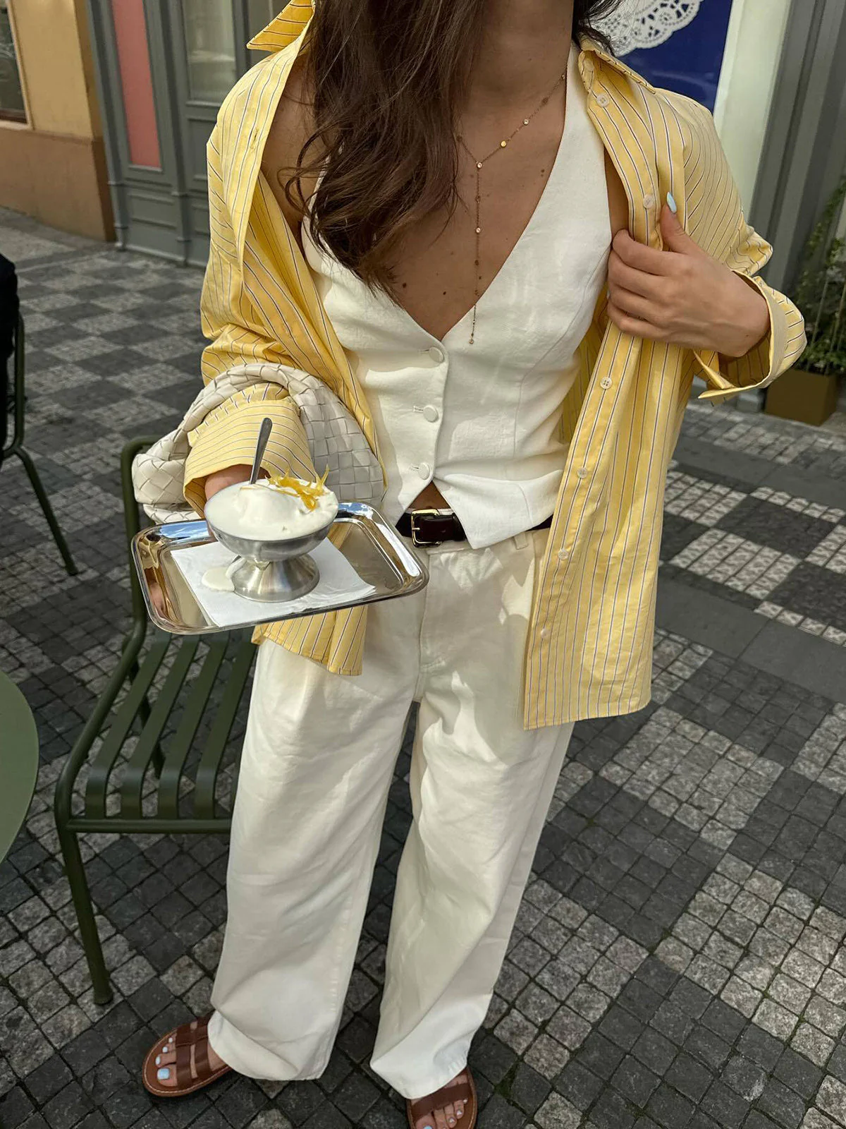 Séverine | Chemise à rayures avec boutons pour femmes – Image 4