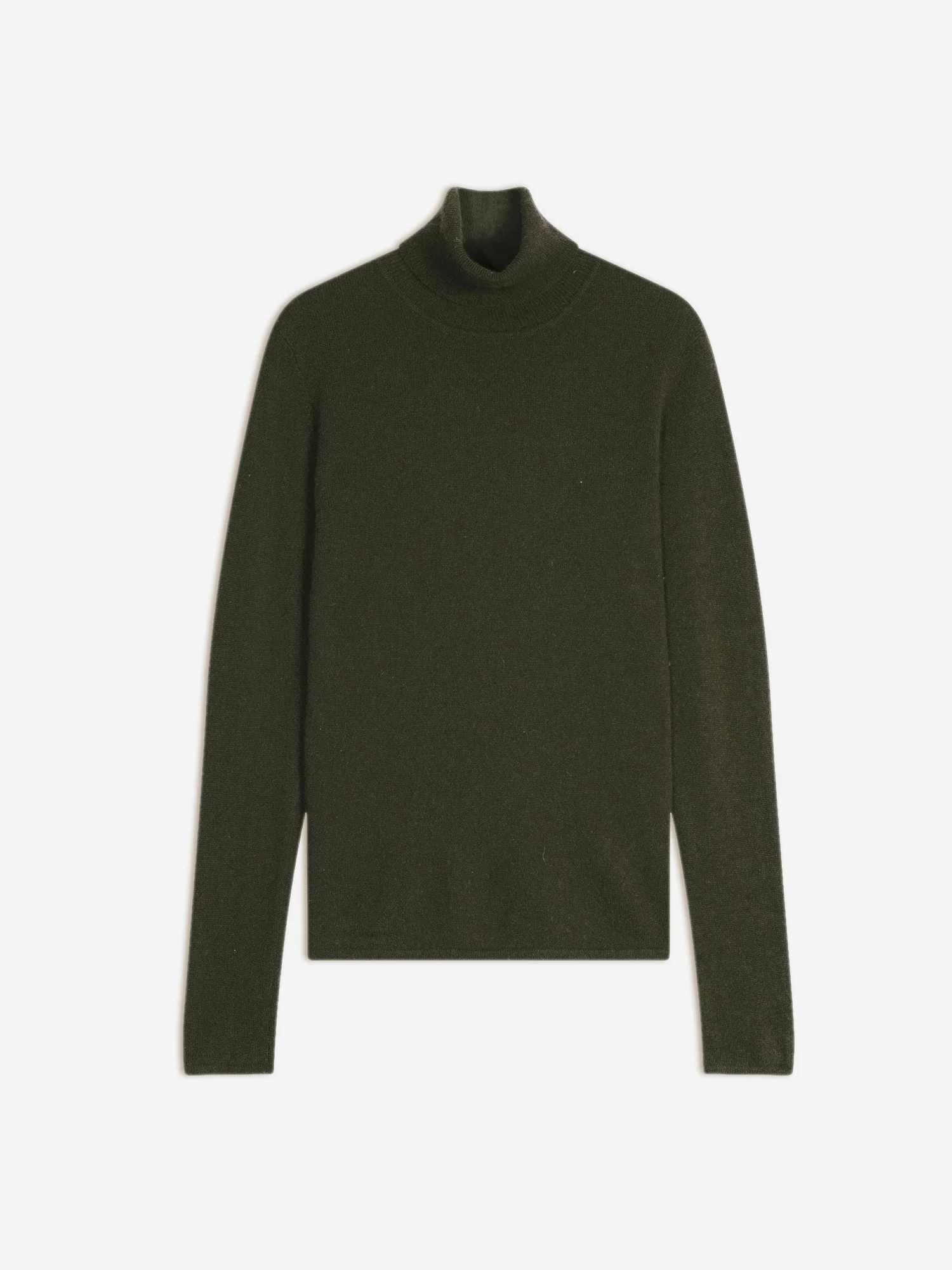 BISE pull col roulé kaki 100% cachemire – Image 7
