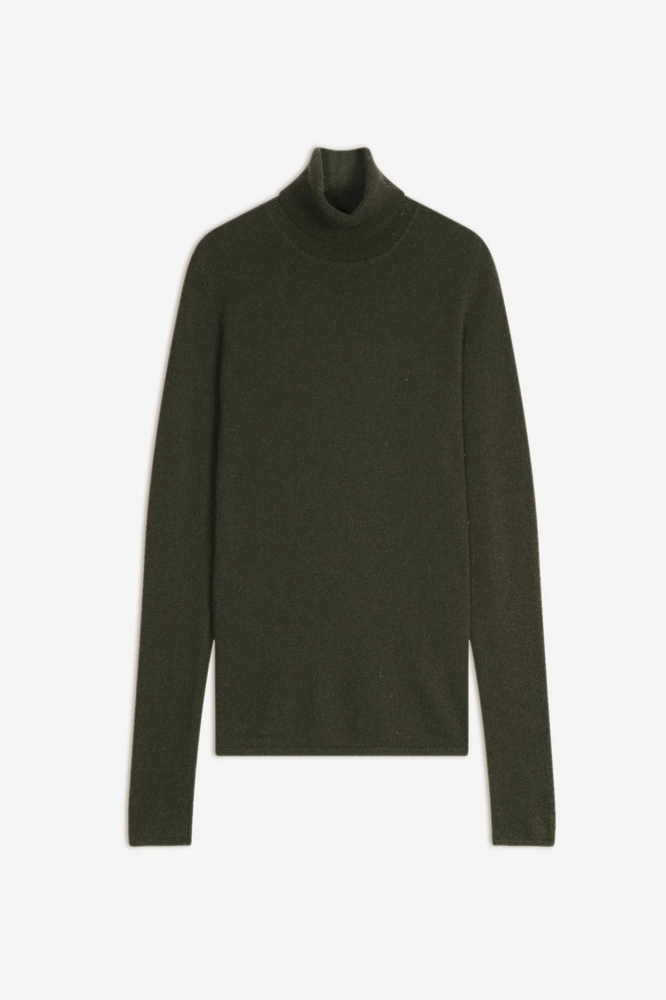 BISE pull col roulé kaki 100% cachemire – Image 8