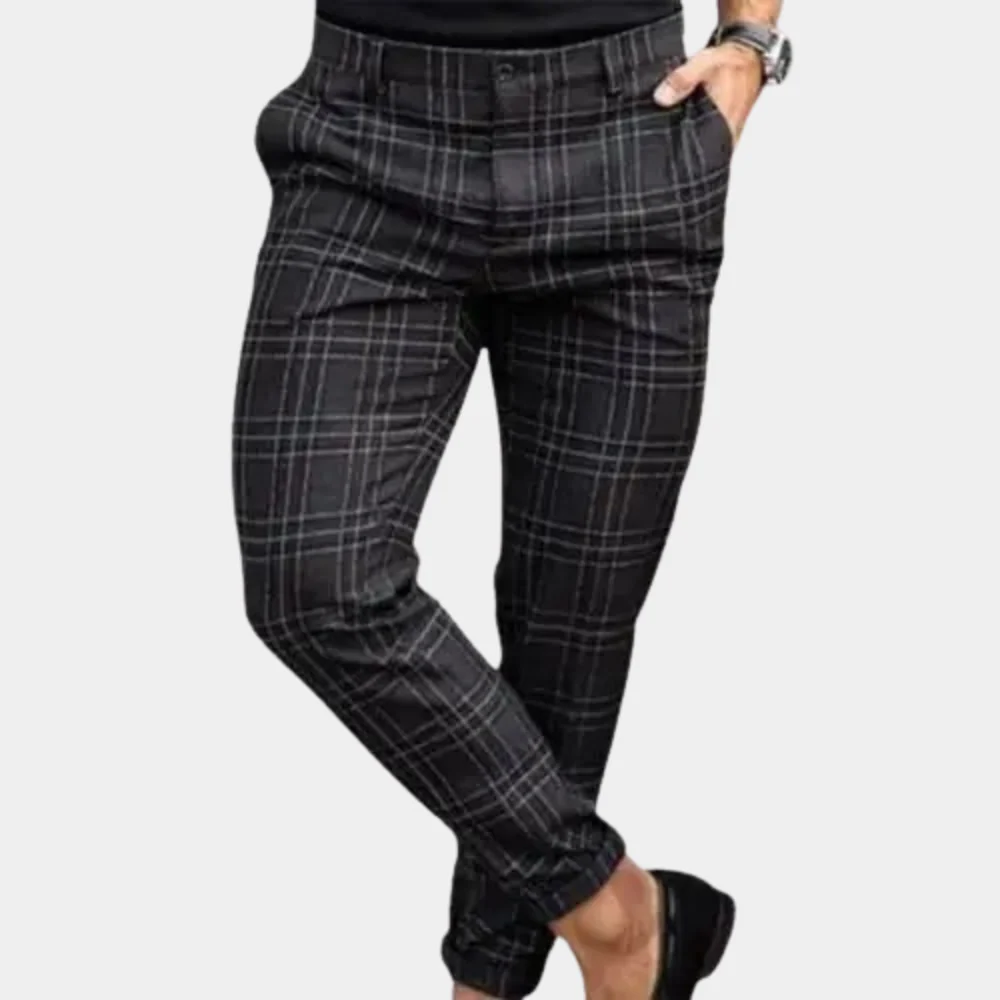 Delmore - Pantalon à carreaux pour hommes – Image 5