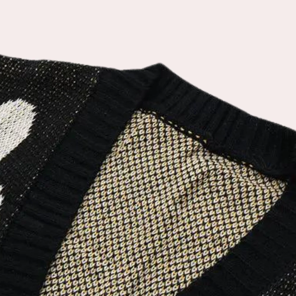 Lucine - Cardigan à imprimé floral joyeux pour femmes – Image 6