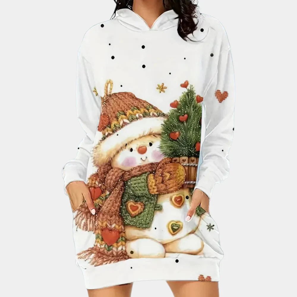 ARIANNE - Robe de Noël Moderne pour Femmes – Image 4
