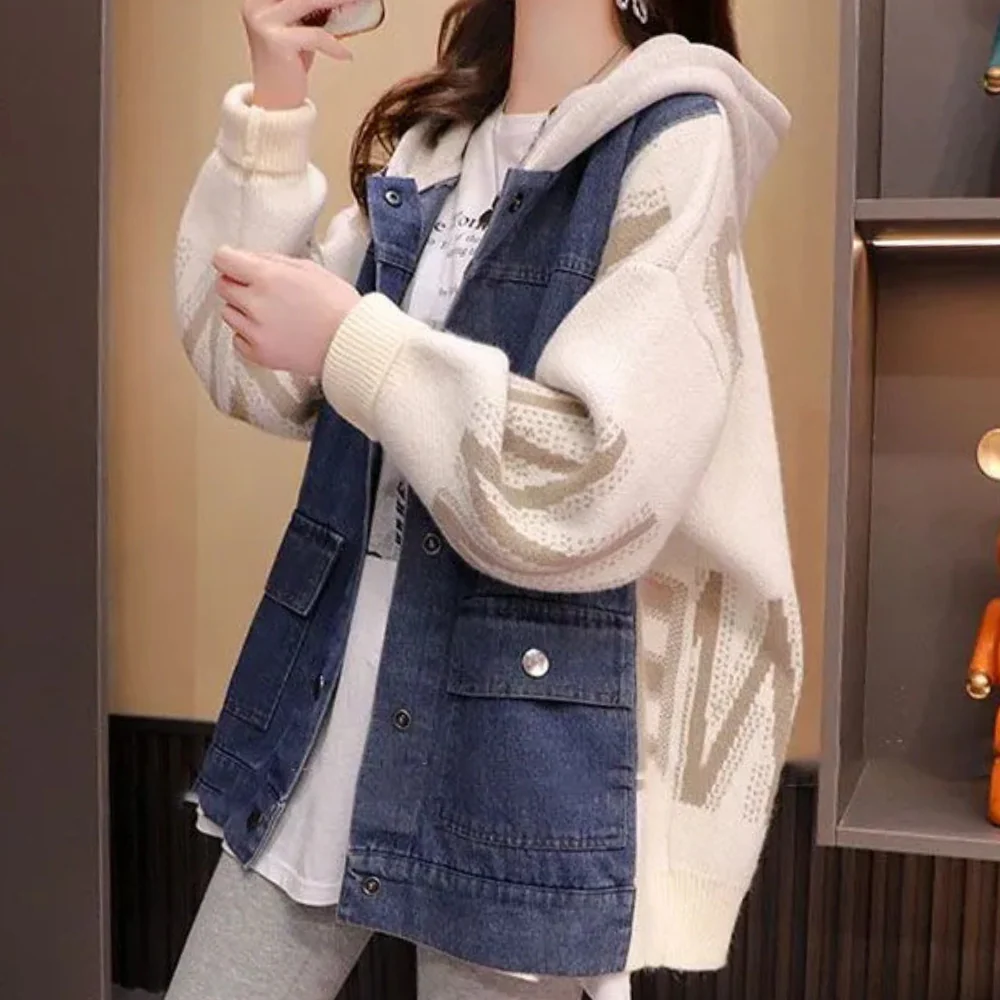 CLOE - Cardigan Moderne à Capuche pour Femmes – Image 3
